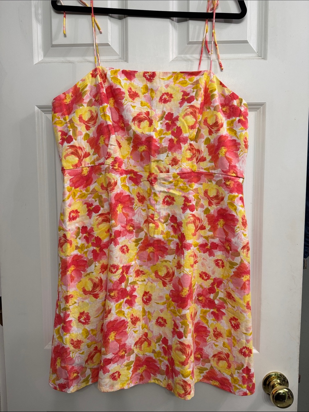 Old Navy Pink and Yellow Floral Sundress